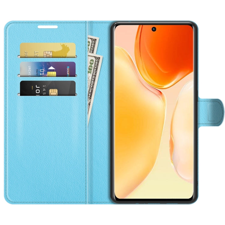 Litchi Texture Leather Phone Case For vivo X70 Pro