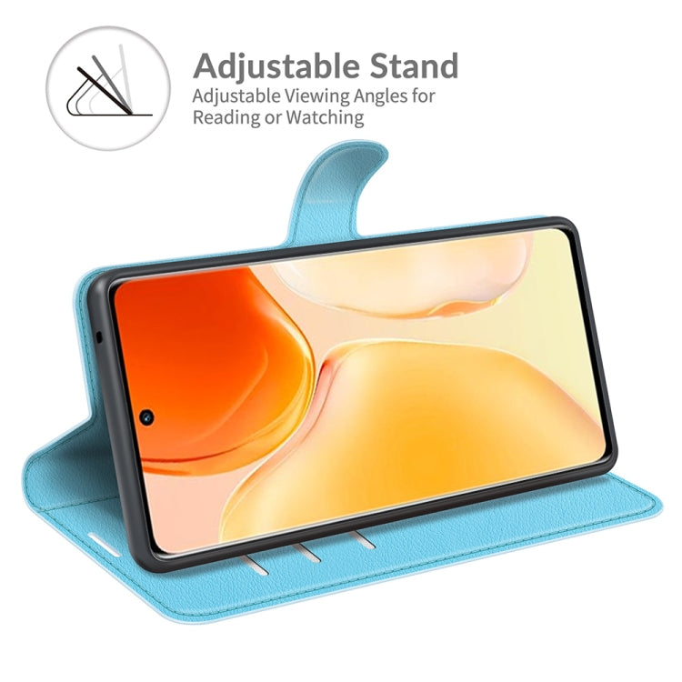 Litchi Texture Leather Phone Case For vivo X70 Pro