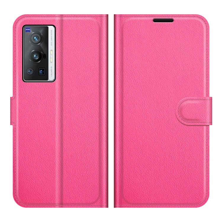 Litchi Texture Leather Phone Case For vivo X70 Pro