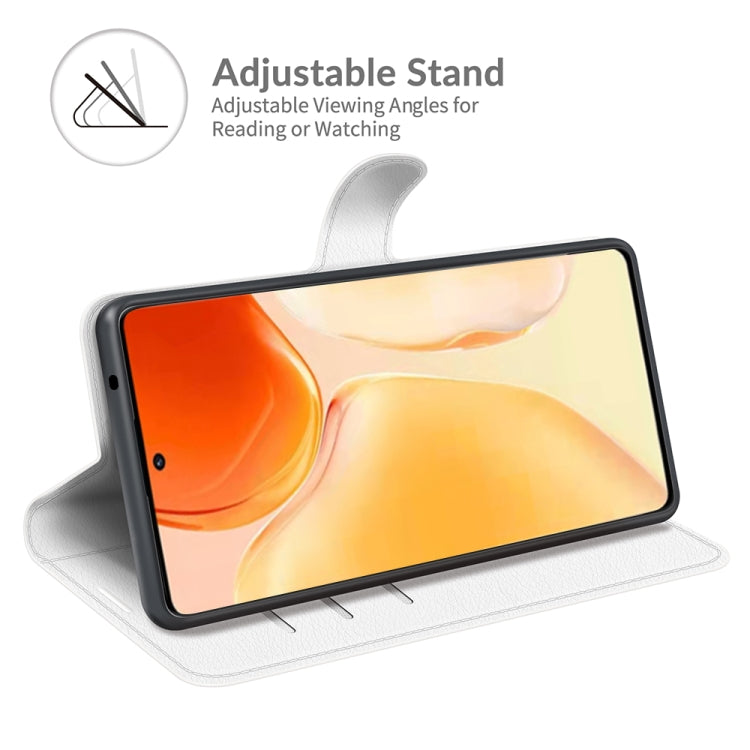 Litchi Texture Leather Phone Case For vivo X70 Pro+