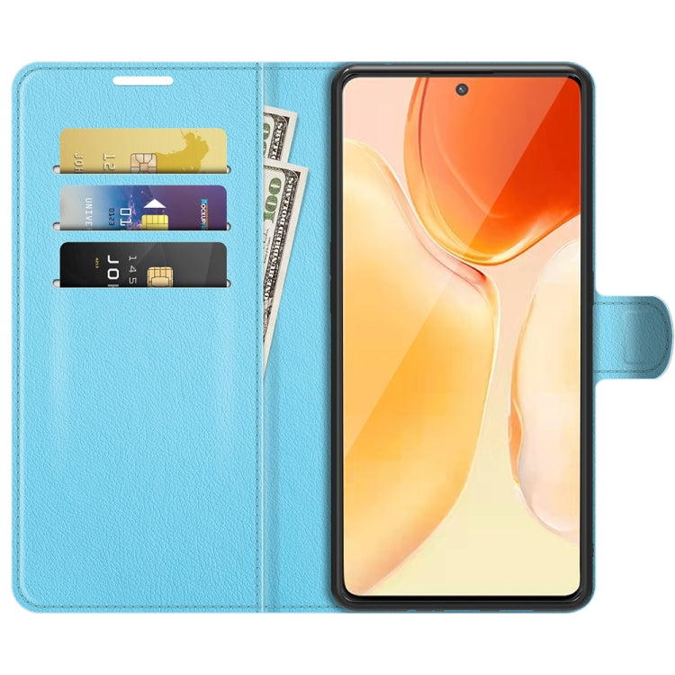 Litchi Texture Leather Phone Case For vivo X70 Pro+