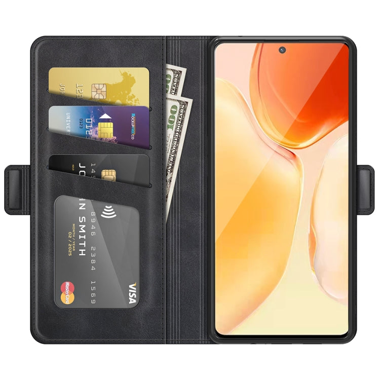 For vivo X70 Pro+ Dual-side Magnetic Buckle Flip Leather Phone Case