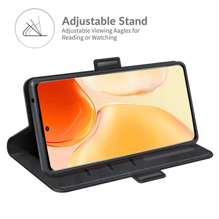 For vivo X70 Pro+ Dual-side Magnetic Buckle Flip Leather Phone Case