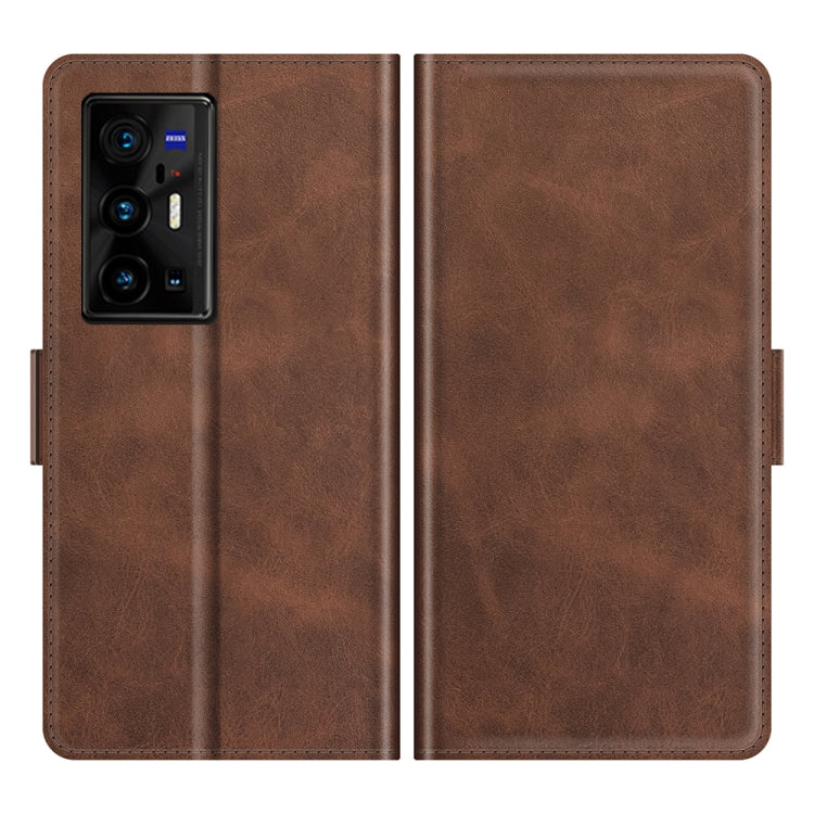 For vivo X70 Pro+ Dual-side Magnetic Buckle Flip Leather Phone Case