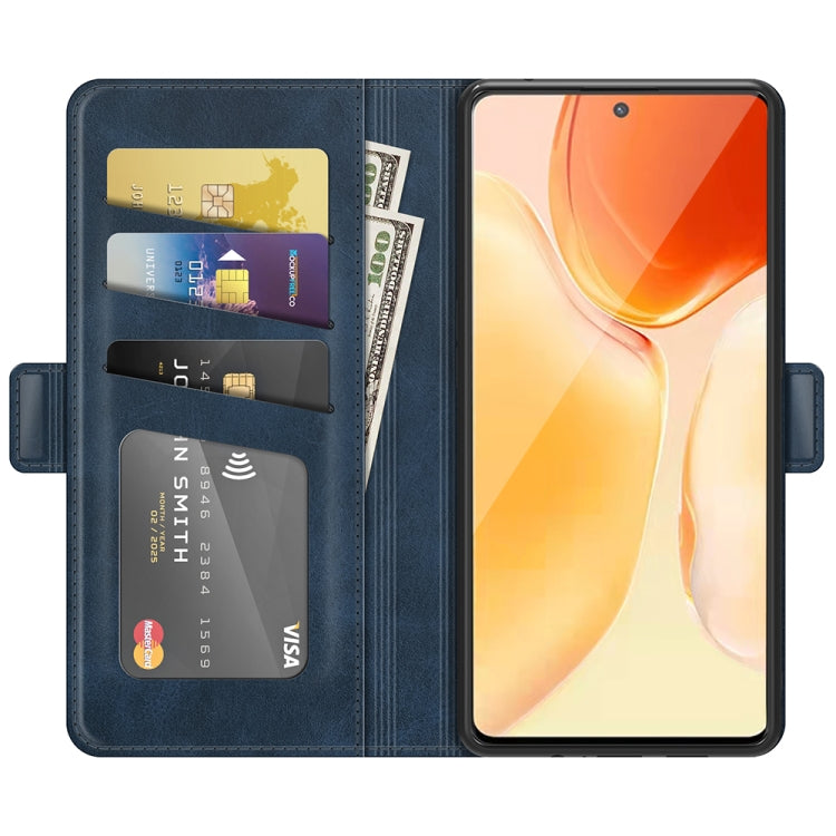 For vivo X70 Pro+ Dual-side Magnetic Buckle Flip Leather Phone Case