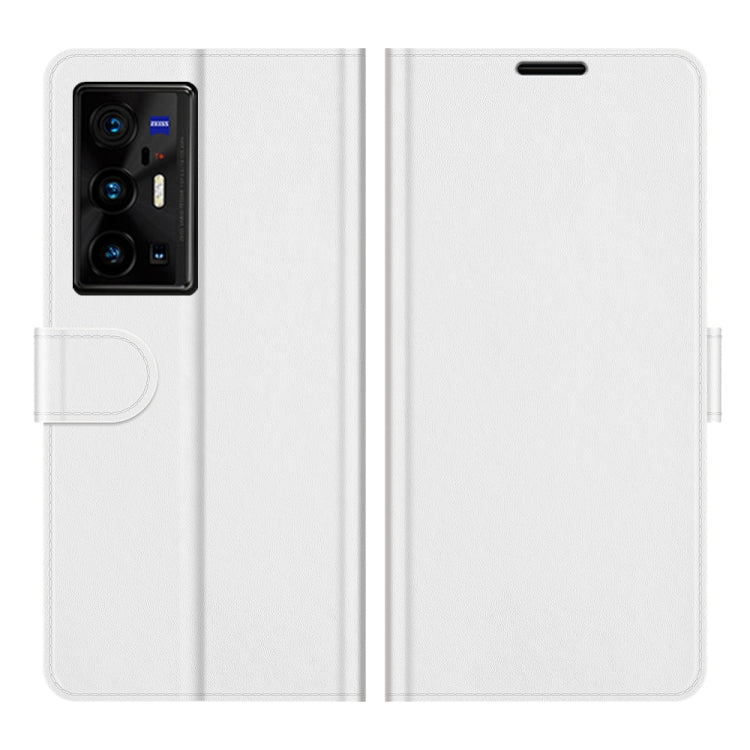 For vivo X70 Pro+ R64 Texture Horizontal Flip Protective Case with Holder & Card Slots & Wallet& Photo Frame