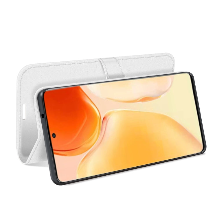 For vivo X70 Pro+ R64 Texture Horizontal Flip Protective Case with Holder & Card Slots & Wallet& Photo Frame