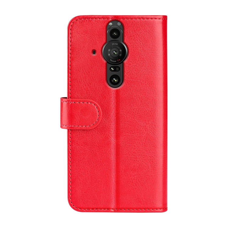 For Sony Xperia Pro-I R64 Texture Single Horizontal Flip Phone Protective Case with Holder & Card Slots & Wallet& Photo Frame