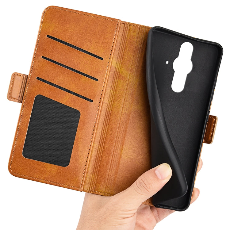 For Sony Xperia Pro-I Dual-side Magnetic Buckle Horizontal Flip Phone Leather Case with Holder & Card Slots & Wallet