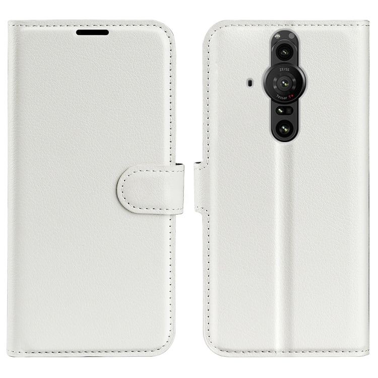 For Sony Xperia Pro-I Litchi Texture Horizontal Flip Protective Case with Holder & Card Slots & Wallet