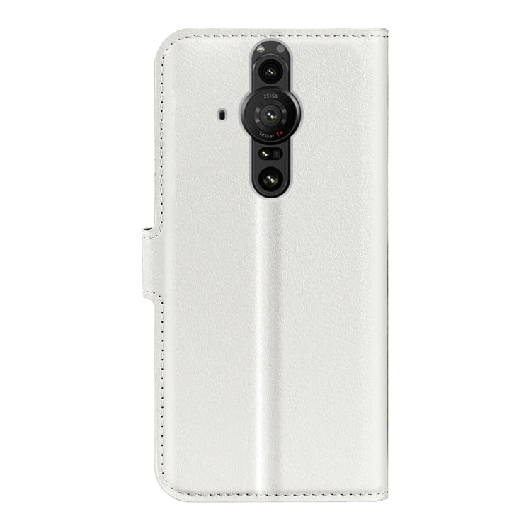 For Sony Xperia Pro-I Litchi Texture Horizontal Flip Protective Case with Holder & Card Slots & Wallet