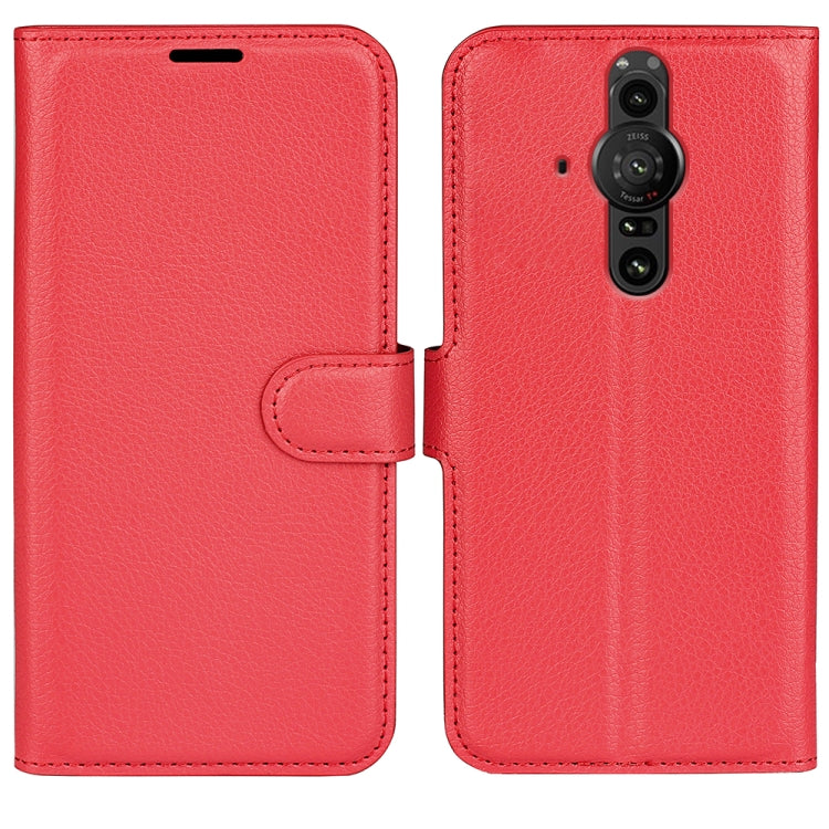 For Sony Xperia Pro-I Litchi Texture Horizontal Flip Protective Case with Holder & Card Slots & Wallet