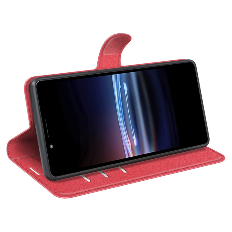 For Sony Xperia Pro-I Litchi Texture Horizontal Flip Protective Case with Holder & Card Slots & Wallet
