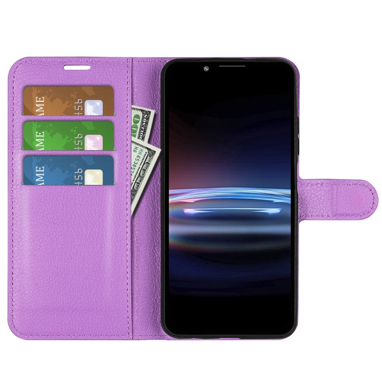 For Sony Xperia Pro-I Litchi Texture Horizontal Flip Protective Case with Holder & Card Slots & Wallet