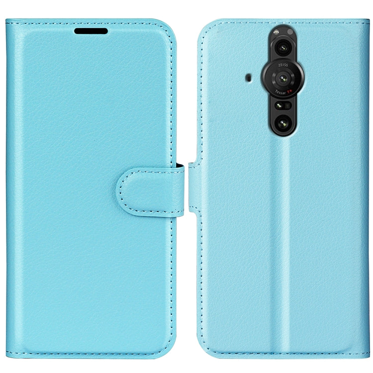 For Sony Xperia Pro-I Litchi Texture Horizontal Flip Protective Case with Holder & Card Slots & Wallet