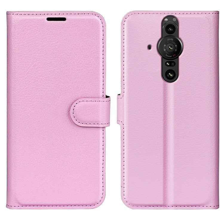For Sony Xperia Pro-I Litchi Texture Horizontal Flip Protective Case with Holder & Card Slots & Wallet