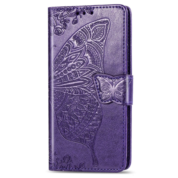 Butterfly Love Flowers Embossing Horizontal Flip Leather Case for OPPO F11, with Holder & Card Slots & Wallet & Lanyard