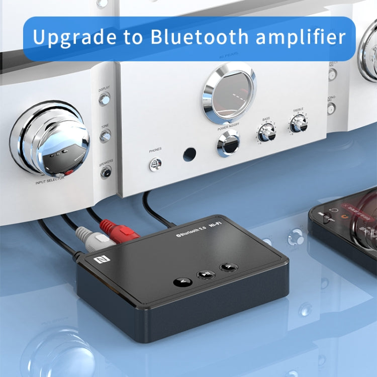 M10 NFC Bluetooth 5.0 Receiver Wireless Audio Adapter Support USB Flash Drive