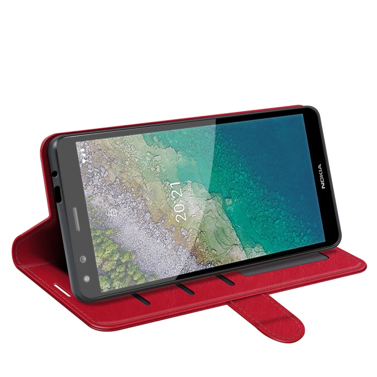 For Nokia C01 Plus R64 Texture Single Horizontal Flip Phone Protective Case with Holder & Card Slots & Wallet& Photo Frame