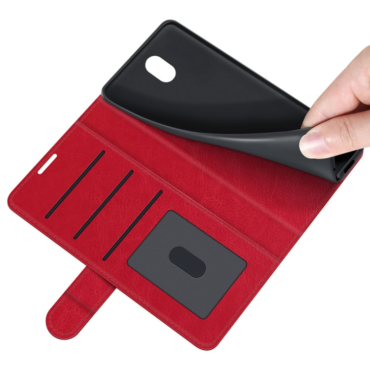 For Nokia C01 Plus R64 Texture Single Horizontal Flip Phone Protective Case with Holder & Card Slots & Wallet& Photo Frame