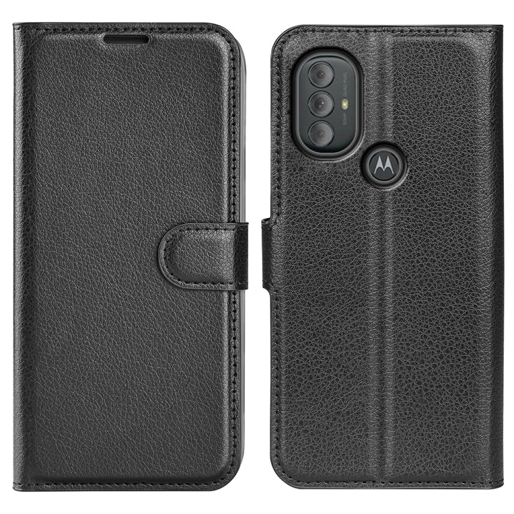For Motorola Moto G Power 2022 Litchi Texture Horizontal Flip Protective Case with Holder & Card Slots & Wallet