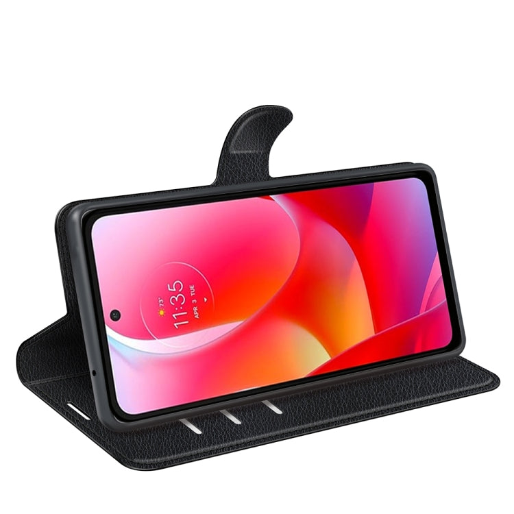 For Motorola Moto G Power 2022 Litchi Texture Horizontal Flip Protective Case with Holder & Card Slots & Wallet