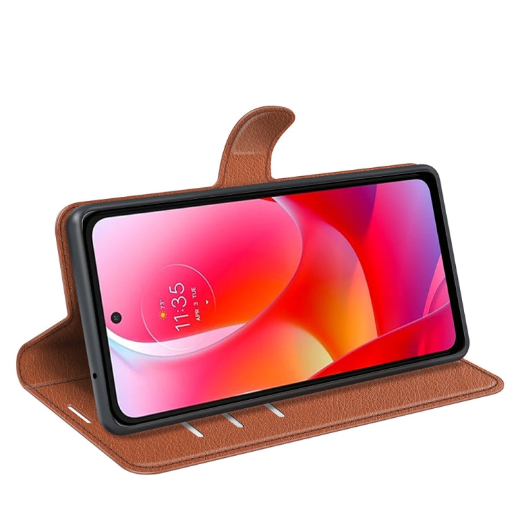 For Motorola Moto G Power 2022 Litchi Texture Horizontal Flip Protective Case with Holder & Card Slots & Wallet