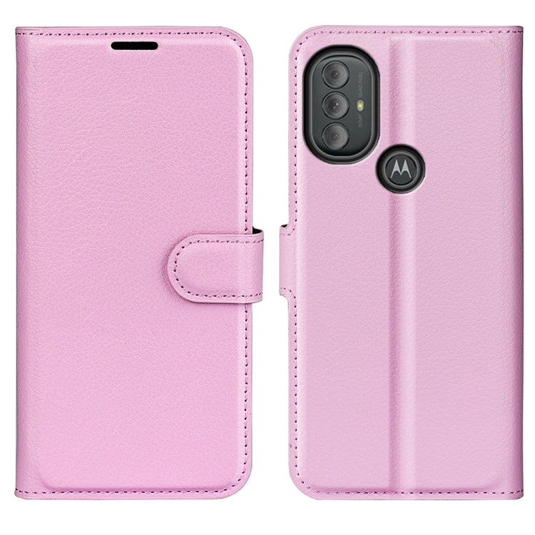 For Motorola Moto G Power 2022 Litchi Texture Horizontal Flip Protective Case with Holder & Card Slots & Wallet