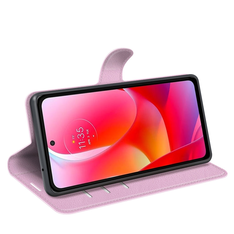 For Motorola Moto G Power 2022 Litchi Texture Horizontal Flip Protective Case with Holder & Card Slots & Wallet