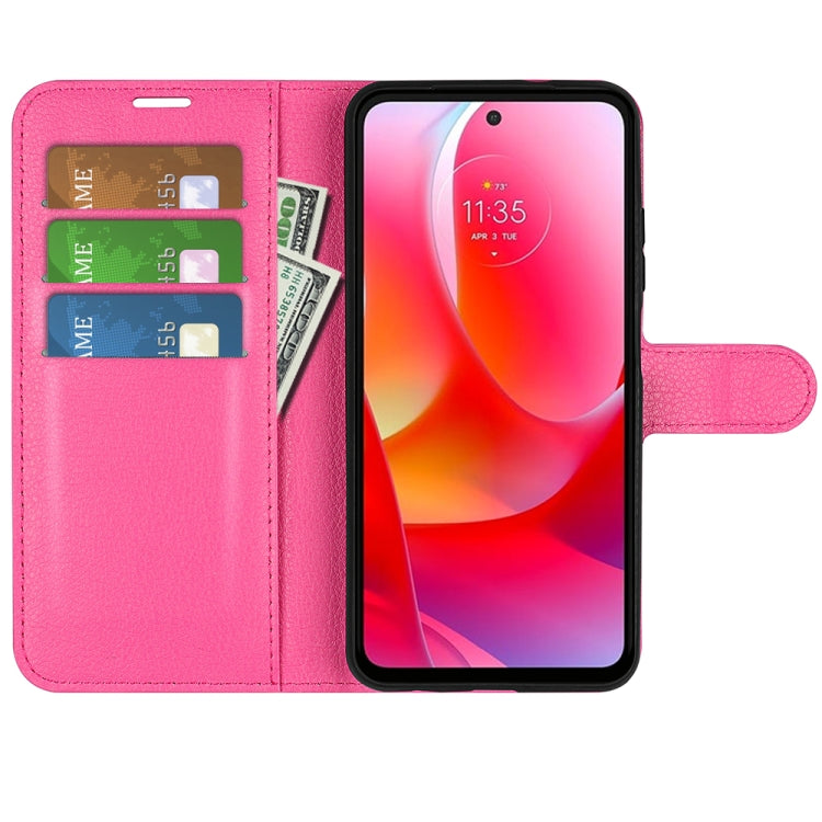 For Motorola Moto G Power 2022 Litchi Texture Horizontal Flip Protective Case with Holder & Card Slots & Wallet