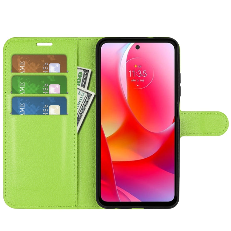 For Motorola Moto G Power 2022 Litchi Texture Horizontal Flip Protective Case with Holder & Card Slots & Wallet
