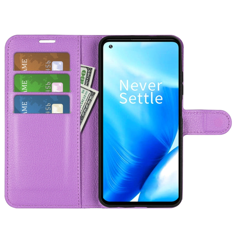 For OnePlus Nord N20 5G Litchi Texture Horizontal Flip Protective Case with Holder & Card Slots & Wallet