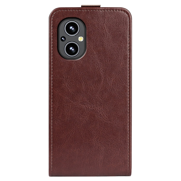 For OnePlus Nord N20 5G R64 Texture Single Vertical Flip Leather Protective Case with Card Slots & Photo Frame