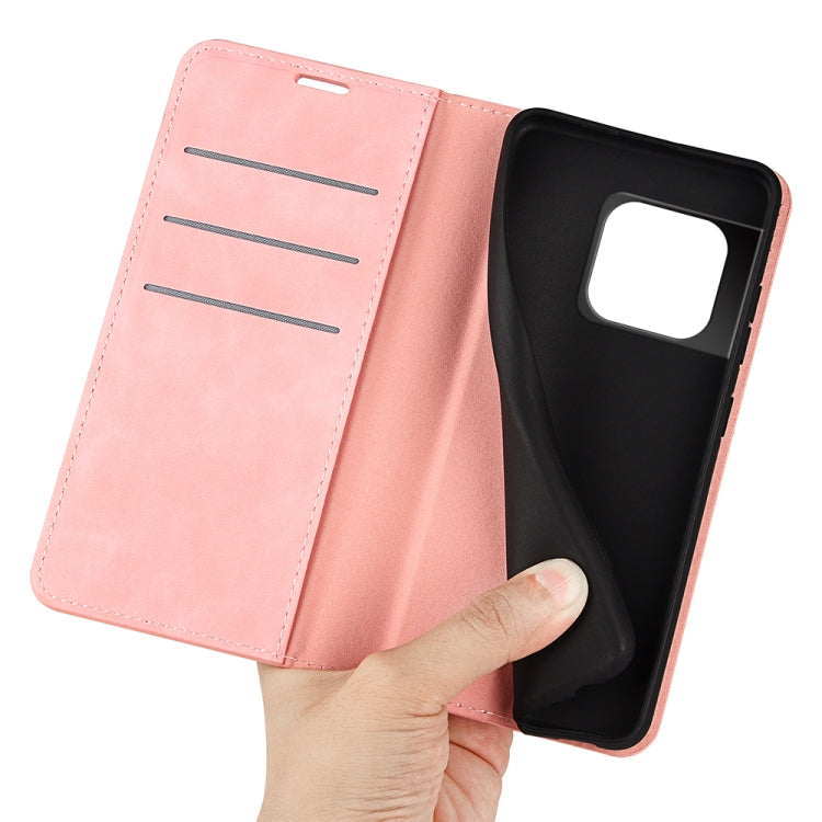 For OnePlus 10 Pro 5G Retro-skin Magnetic Suction Phone Leather Case with Holder & Card Slots & Wallet