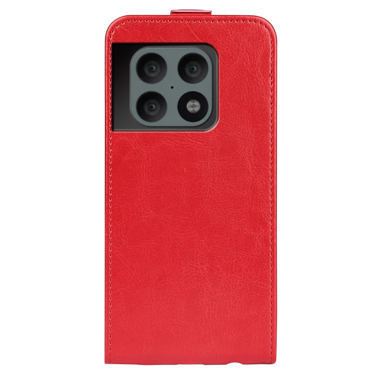 For OnePlus 10 Pro 5G R64 Texture Single Vertical Flip Leather Phone Protective Case with Card Slots & Photo Frame