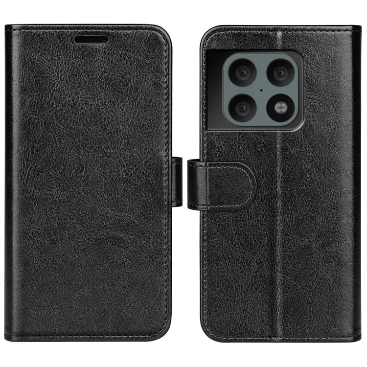 For OnePlus 10 Pro 5G R64 Texture Single Horizontal Flip Phone Protective Case with Holder & Card Slots & Wallet& Photo Frame