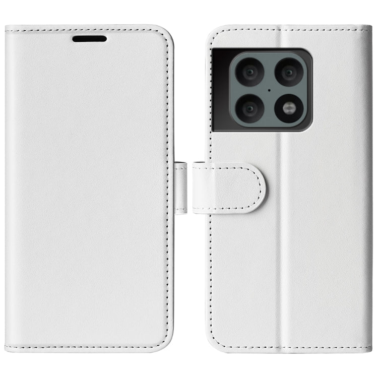 For OnePlus 10 Pro 5G R64 Texture Single Horizontal Flip Phone Protective Case with Holder & Card Slots & Wallet& Photo Frame