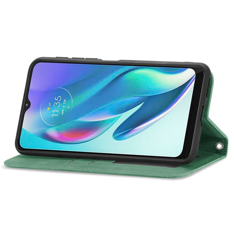 For Motorola Moto G50 5G Retro Skin Feel Magnetic Horizontal Flip Leather Case