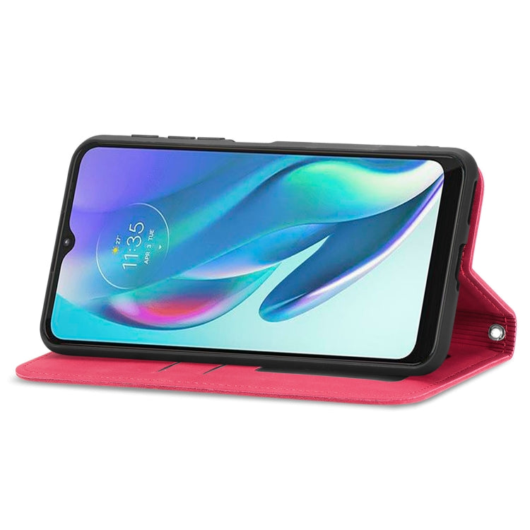 For Motorola Moto G50 5G Retro Skin Feel Magnetic Horizontal Flip Leather Case