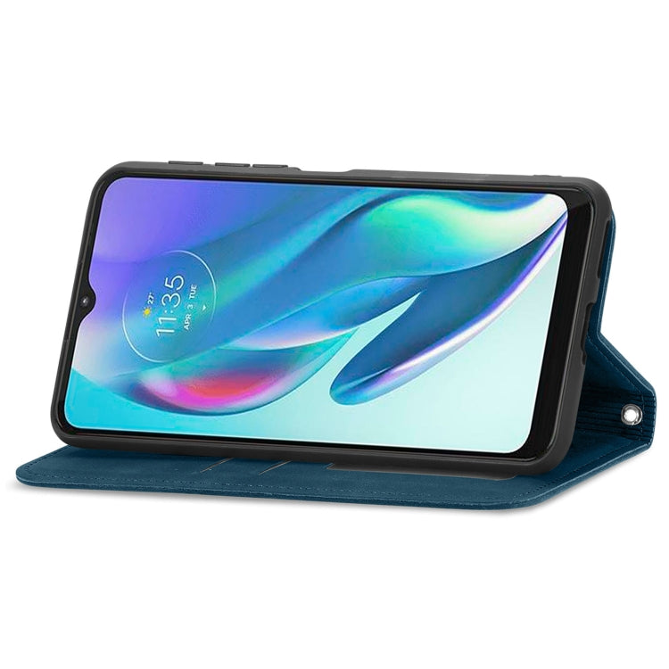 For Motorola Moto G50 5G Retro Skin Feel Magnetic Horizontal Flip Leather Case