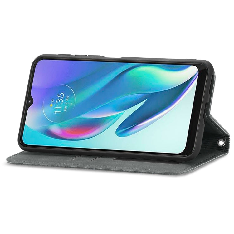 For Motorola Moto G50 5G Retro Skin Feel Magnetic Horizontal Flip Leather Case