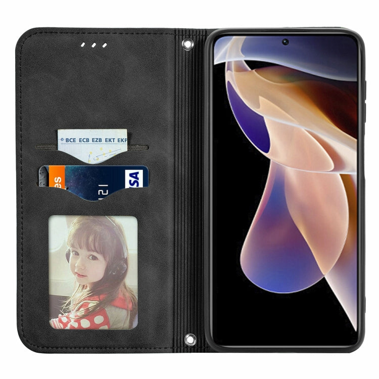 For Xiaomi Redmi Note 11 Pro China /11 Pro+ Retro Skin Feel Magnetic Horizontal Flip Leather Case