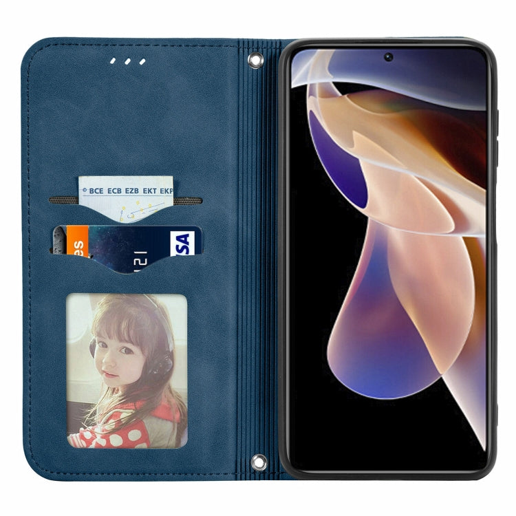 For Xiaomi Redmi Note 11 Pro China /11 Pro+ Retro Skin Feel Magnetic Horizontal Flip Leather Case