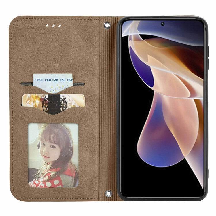 For Xiaomi Redmi Note 11 Pro China /11 Pro+ Retro Skin Feel Magnetic Horizontal Flip Leather Case