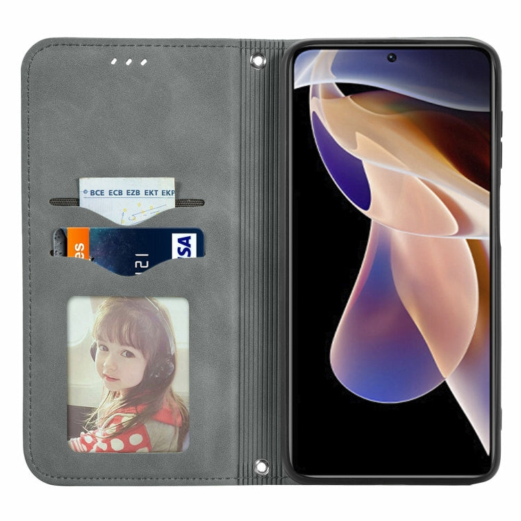 For Xiaomi Redmi Note 11 Pro China /11 Pro+ Retro Skin Feel Magnetic Horizontal Flip Leather Case