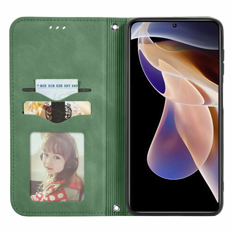 For Xiaomi Redmi Note 11 Pro China /11 Pro+ Retro Skin Feel Magnetic Horizontal Flip Leather Case