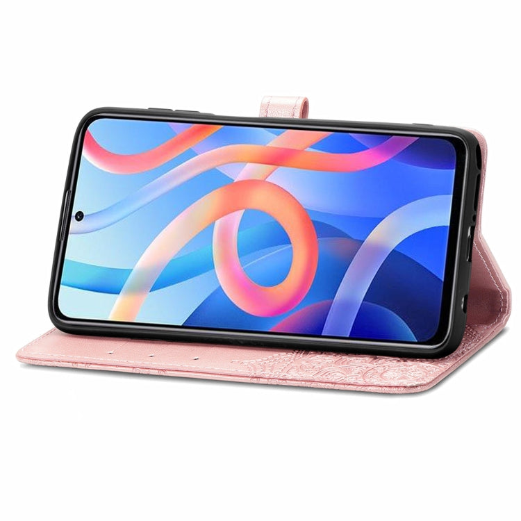 Mandala Flower Embossed Flip Leather Phone Case For Xiaomi Redmi Note 11