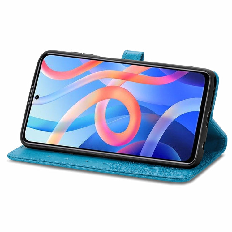 Mandala Flower Embossed Flip Leather Phone Case For Xiaomi Redmi Note 11