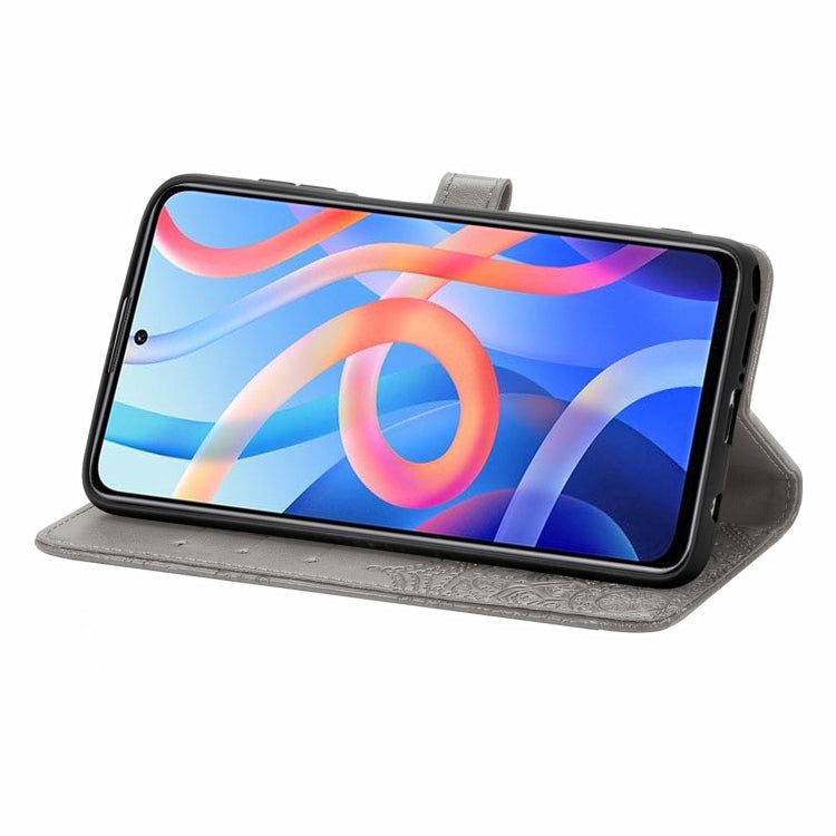 Mandala Flower Embossed Flip Leather Phone Case For Xiaomi Redmi Note 11