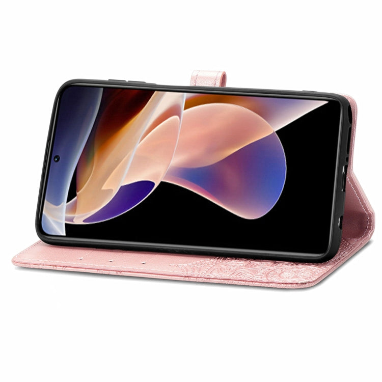 Mandala Flower Embossed Flip Leather Phone Case For Xiaomi Redmi Note 11 Pro / 11 Pro+